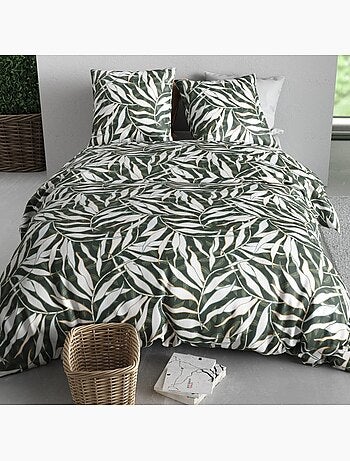 Housse de couette 100% coton 57 fils + taie(s) d'oreiller