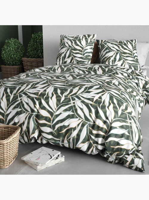 Housse de couette 100% coton 57 fils + taie(s) d'oreiller - Kiabi