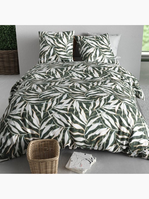 Housse de couette 100% coton 57 fils + taie(s) d'oreiller - Kiabi
