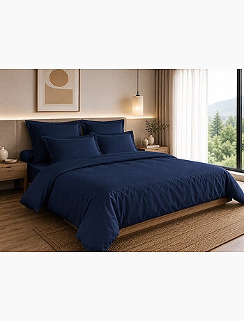 Housse de couette – 100% Coton 57 fils/cm² – Qualité Supérieure
