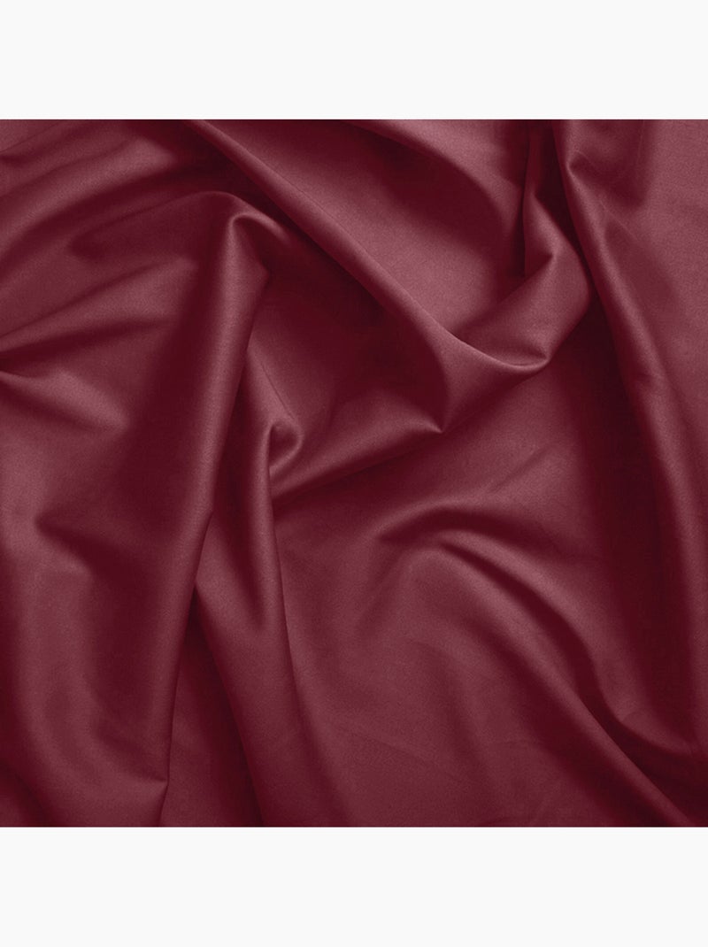 Housse de couette – 100% coton 57 fils/cm² – qualité supérieure Bordeaux - Kiabi