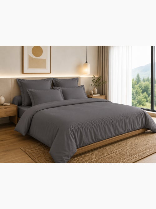 Housse de couette – 100% coton 57 fils/cm² – qualité supérieure - Kiabi Housse de couette – 100% coton 57 fils/cm² – qualité supérieure - Kiabi