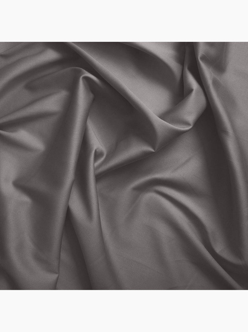 Housse de couette – 100% coton 57 fils/cm² – qualité supérieure gris anthracite - Kiabi