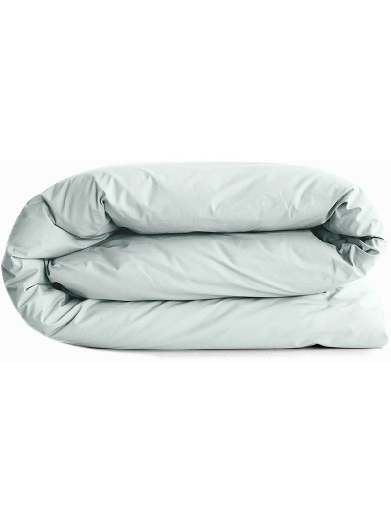 Housse de couette – 100% Coton 57 fils/cm² – Qualité Supérieure Menthe - Kiabi