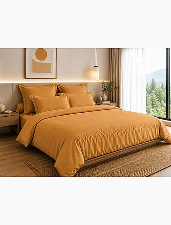 Housse de couette – 100% Coton 57 fils/cm² – Qualité Supérieure