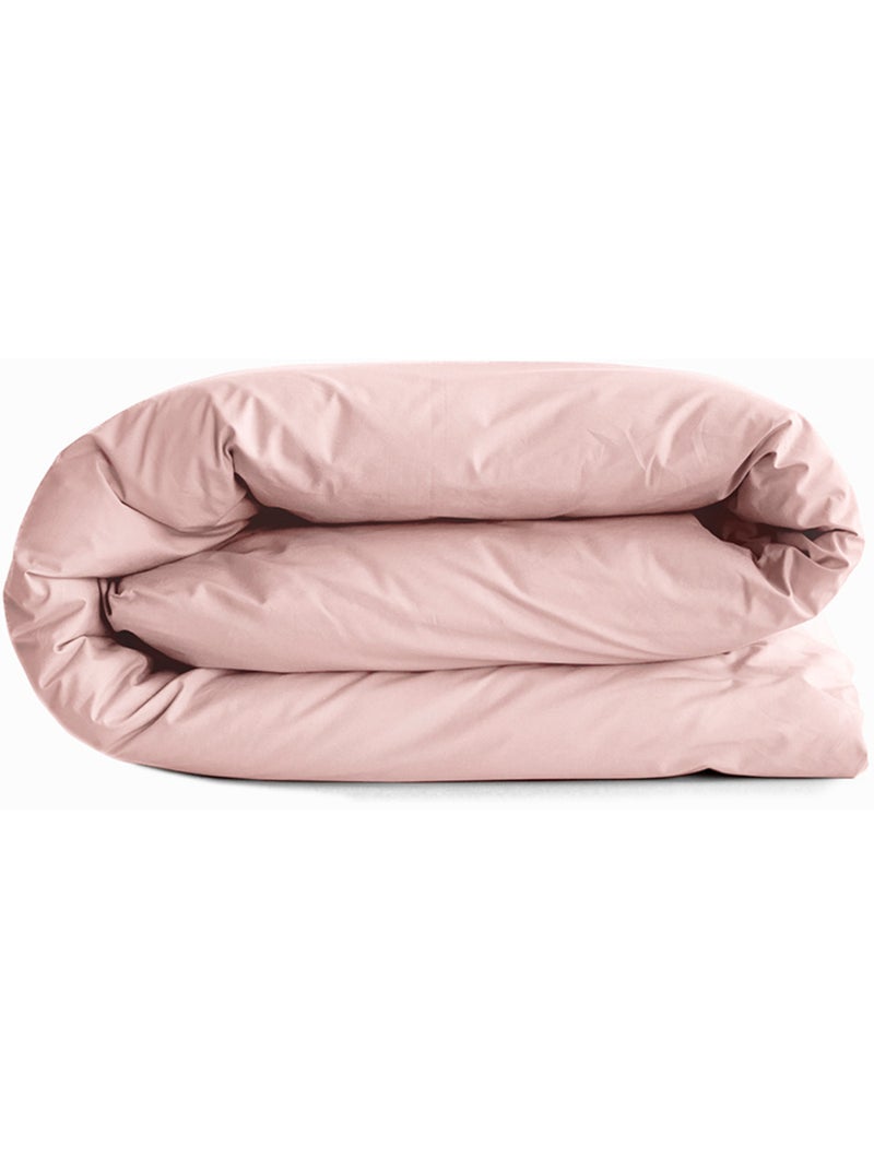 Housse de couette – 100% coton 57 fils/cm² – qualité supérieure Rose dragée - Kiabi