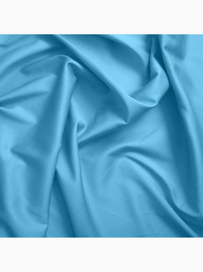 Housse de couette – 100% coton 57 fils/cm² – qualité supérieure Turquoise - Kiabi