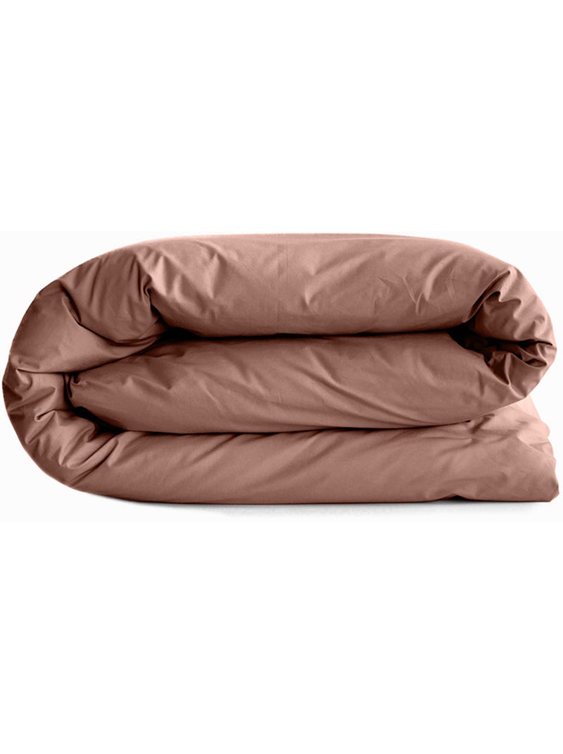 Housse de couette – 100% coton 57 fils/cm² – qualité supérieure Vieux rose - Kiabi