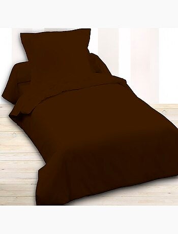Housse de couette 100% coton uni