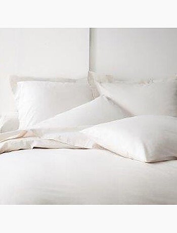 Housse de couette 100% coton uni