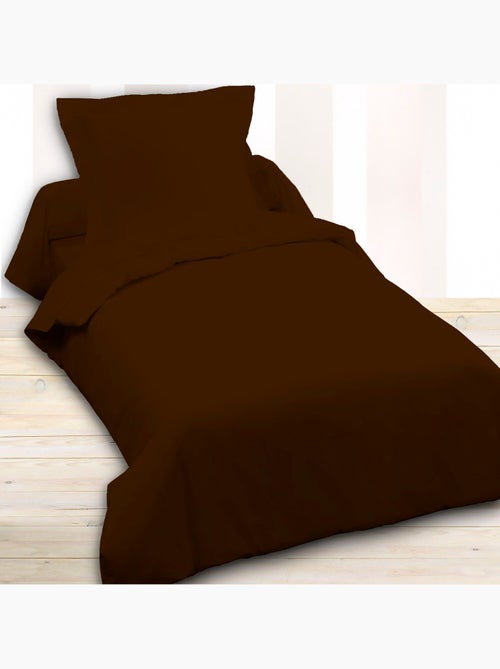 Housse de couette 100% coton uni - Kiabi