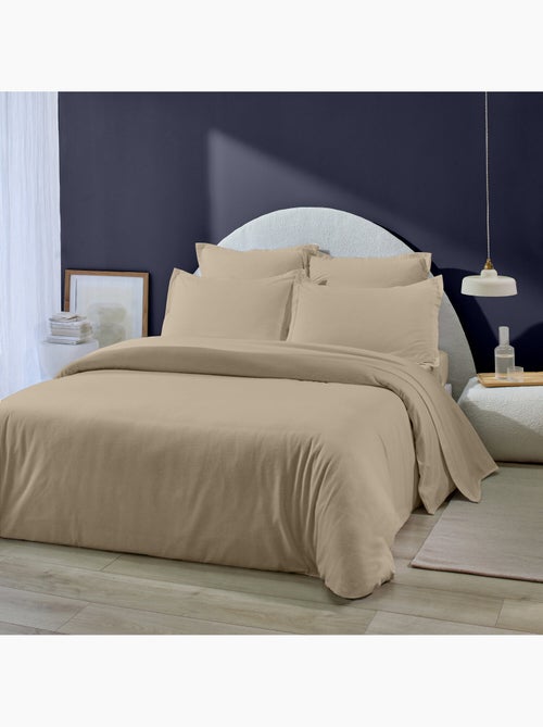 Housse de couette 100% flanelle de coton - Kiabi