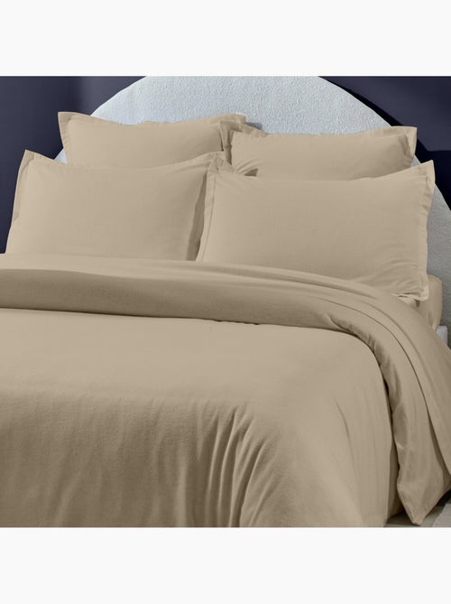 Housse de couette 100% flanelle de coton - Kiabi