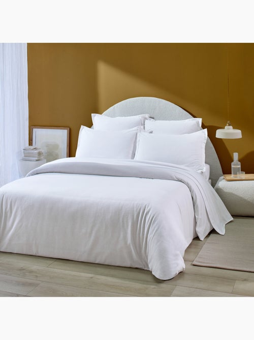 Housse de couette 100% flanelle de coton - Kiabi