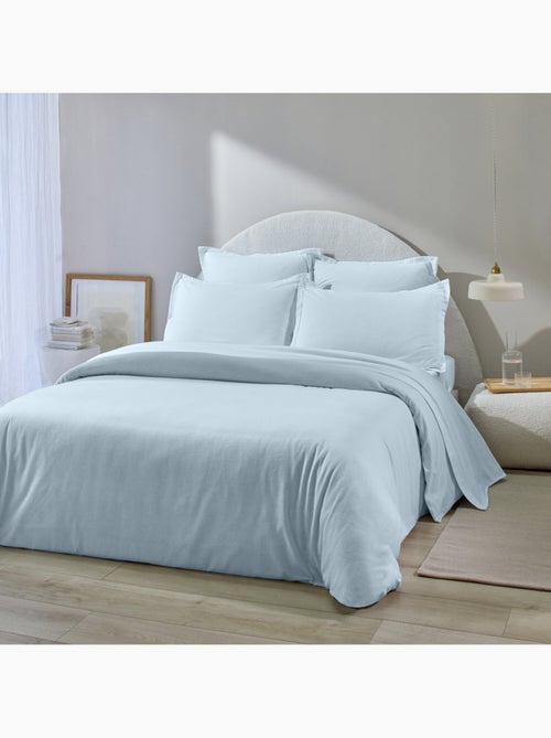 Housse de couette 100% flanelle de coton - Kiabi