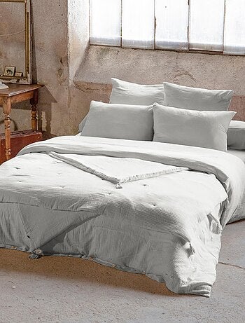Housse de couette 100% Gaze de Coton 74 fils