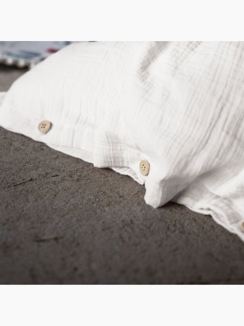 Housse de couette 100% gaze de coton - Kiabi Housse de couette 100% gaze de coton - Kiabi