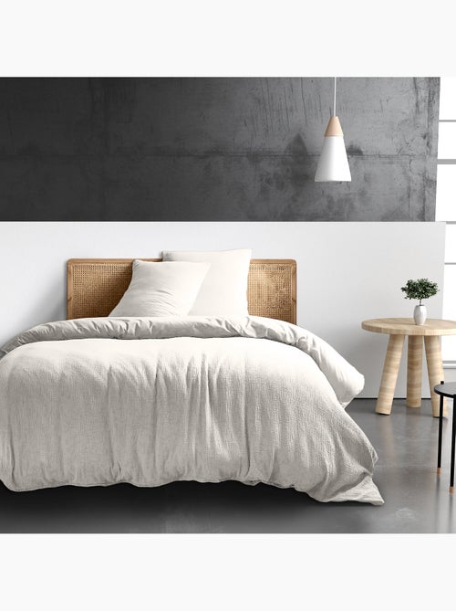 Housse de couette 100% gaze de coton - Kiabi Housse de couette 100% gaze de coton - Kiabi