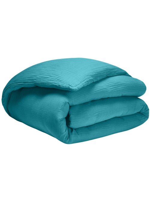 Housse de couette 100% gaze de coton - Kiabi Housse de couette 100% gaze de coton - Kiabi