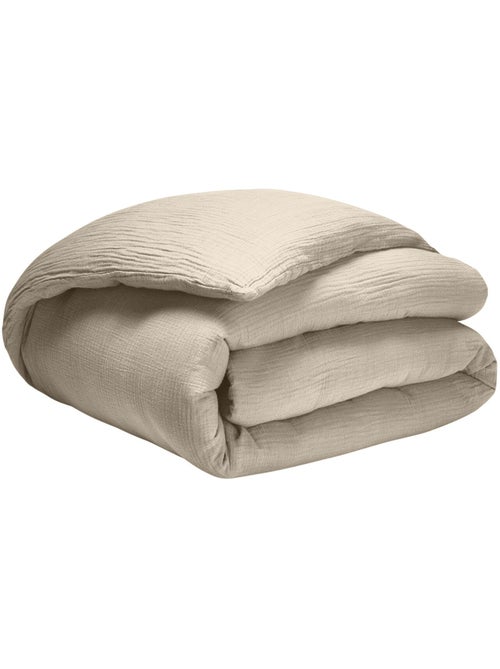 Housse de couette 100% gaze de coton - Kiabi