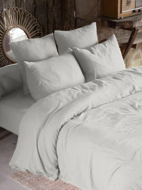 Housse de couette 100% Gaze de Coton - Kiabi