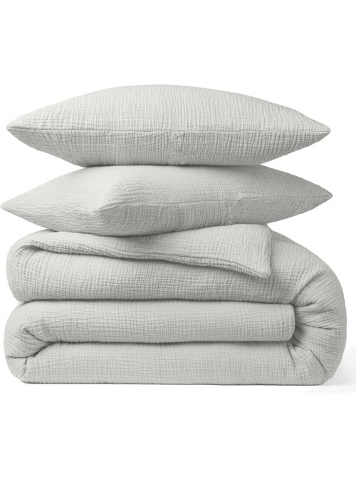 Housse de couette 100% gaze de coton - Kiabi