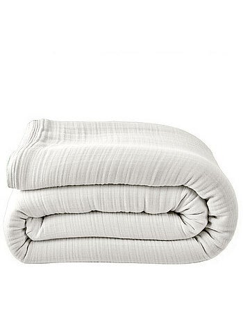 Housse de couette 100% gaze de coton lavé