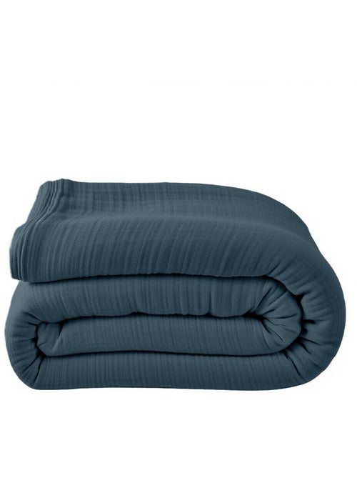 Housse de couette 100% gaze de coton lavé - Kiabi