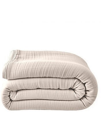 Housse de couette 100% gaze de coton lavé