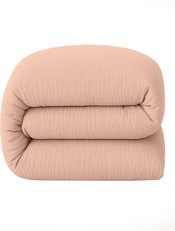 Housse de couette 100% gaze de coton lavé