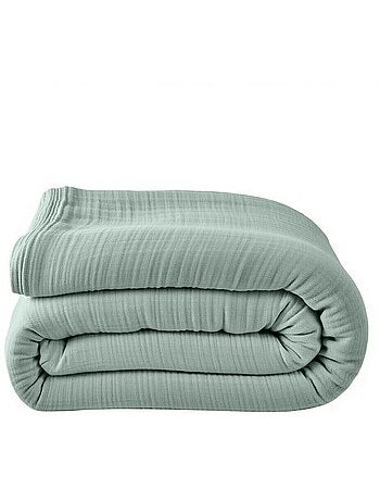 Housse de couette 100% gaze de coton lavé