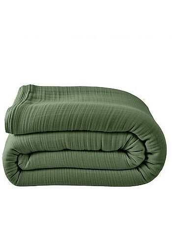 Housse de couette 100% gaze de coton lavé