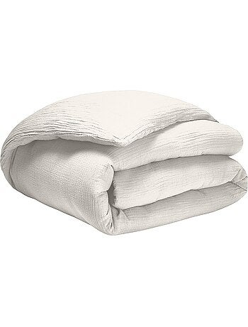 Housse de couette 100 % gaze de coton pur