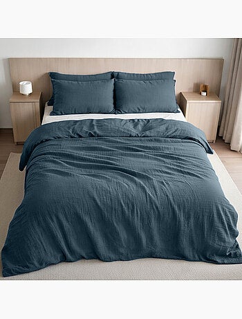 Housse de couette 100 % gaze de coton pur