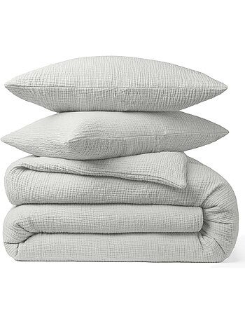 Housse de couette 100 % gaze de coton pur