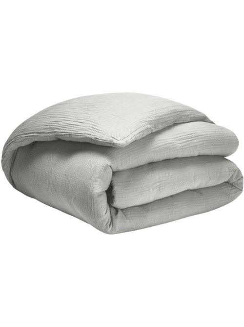 Housse de couette 100 % gaze de coton pur - Kiabi