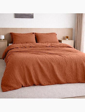 Housse de couette 100 % gaze de coton pur