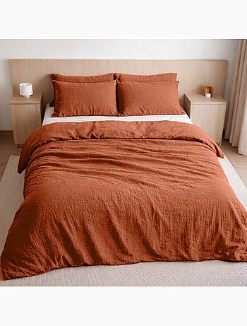 Housse de couette 100 % gaze de coton pur