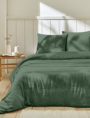 Housse de couette 100% gaze de coton