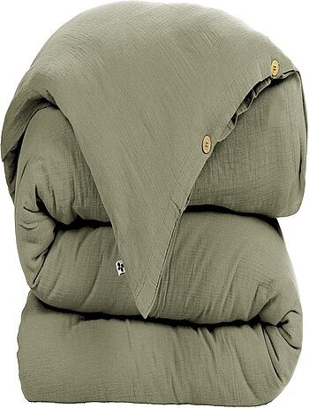 Housse de couette 100% gaze de coton