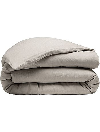 Housse de couette 100% lin lavé