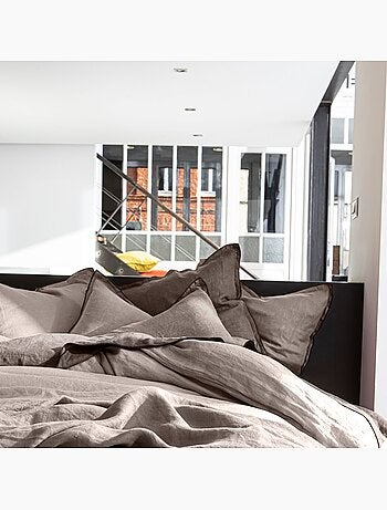 Housse de couette 100% lin lavé