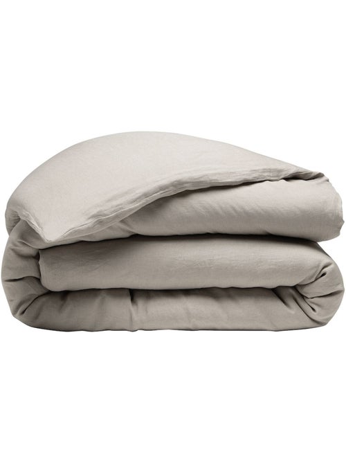 Housse de couette 100% lin lavé - Kiabi