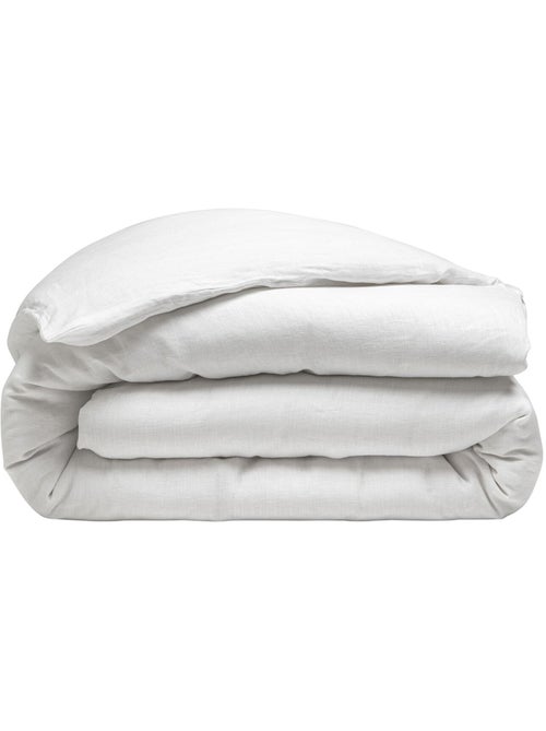 Housse de couette 100% lin lavé - Kiabi