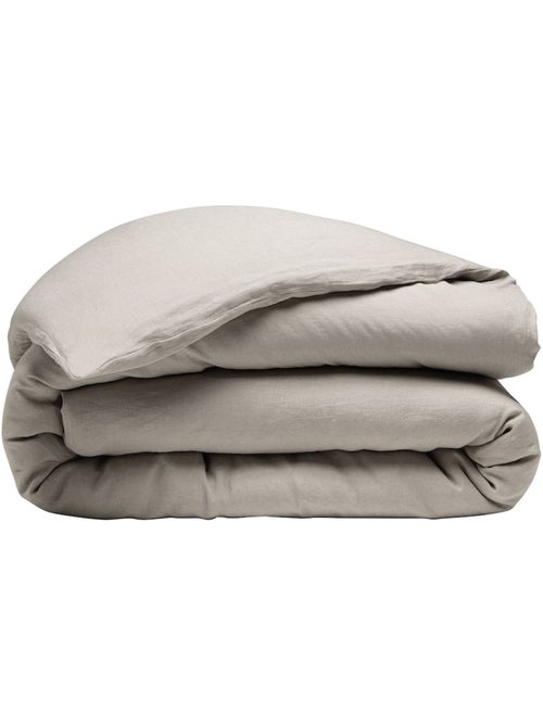 Housse de couette 100 % lin signature - Kiabi Housse de couette 100 % lin signature - Kiabi