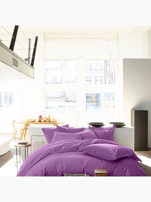 Housse de couette 100 % lin signature - Kiabi Housse de couette 100 % lin signature - Kiabi