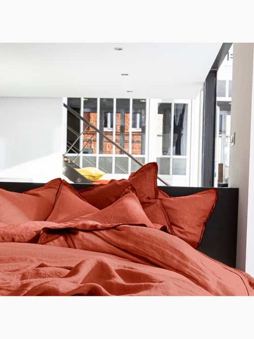 Housse de couette 100 % lin signature - Kiabi