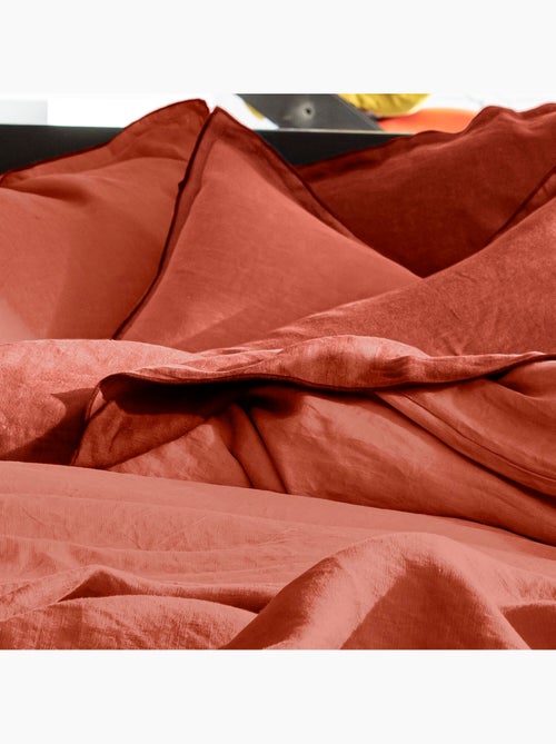Housse de couette 100 % lin signature - Kiabi