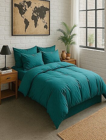 Housse de couette 100% percale de coton