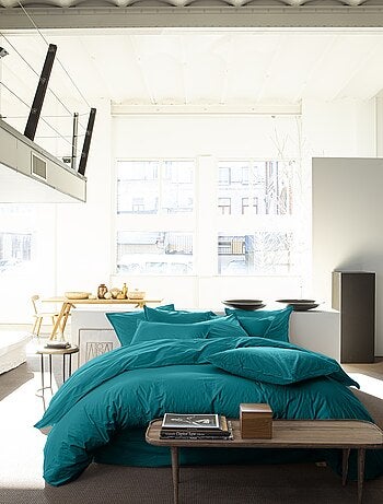 Housse de couette 100% percale de coton